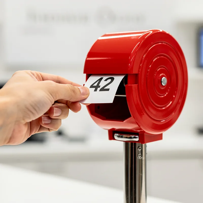 to take a number
