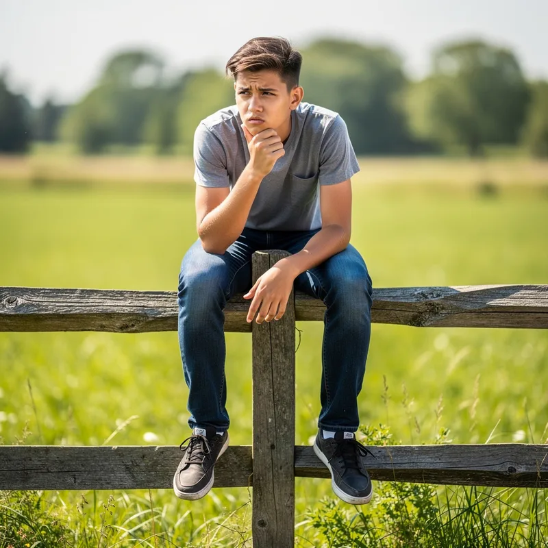 on the fence