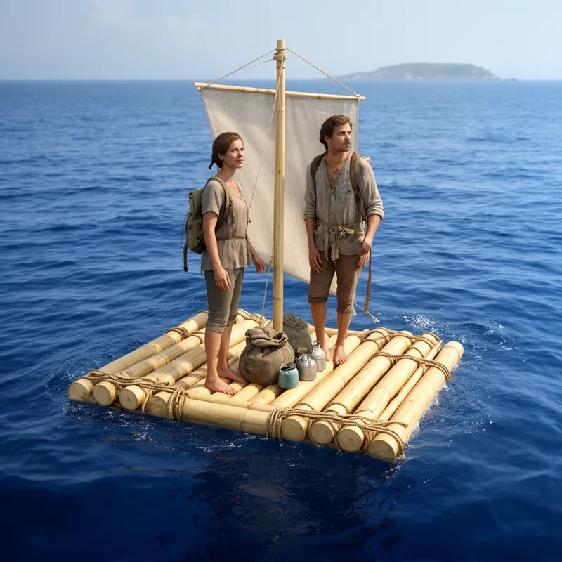 balsa raft