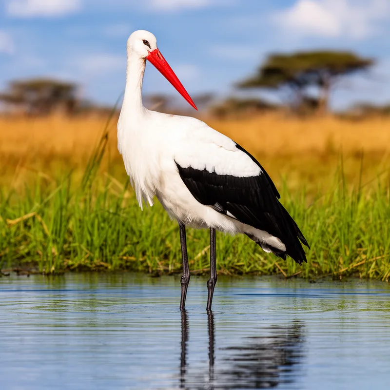 Ephippiorhynchus senegalensis