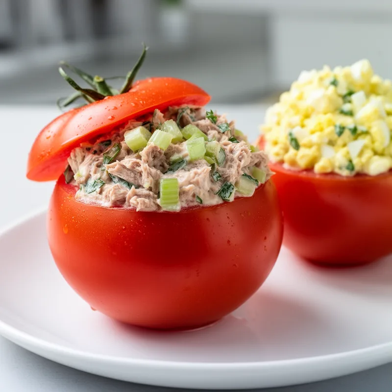 cold stuffed tomato