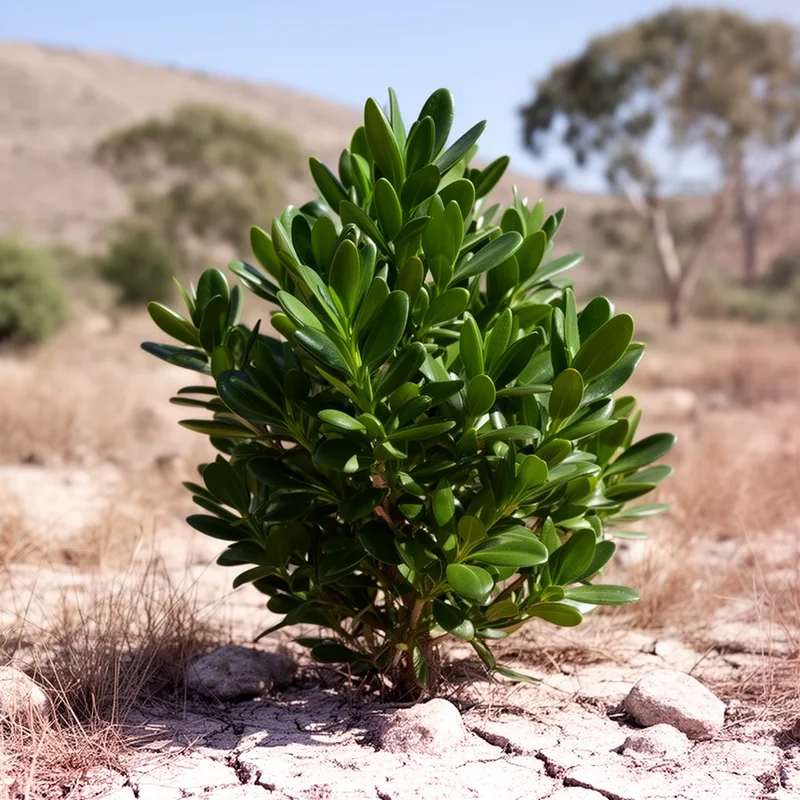 sclerophyllous