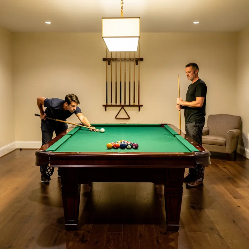 billiard room
