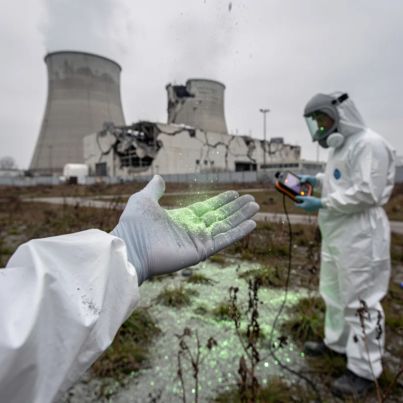 radioactive dust