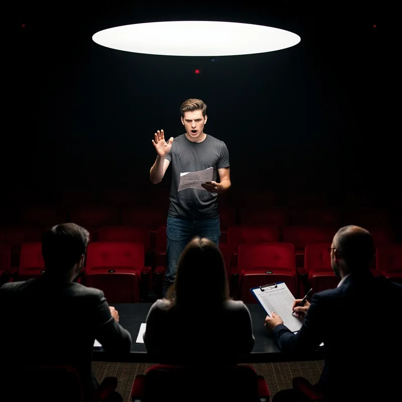 to audition