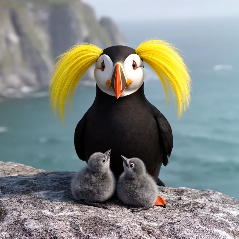 tufted puffin