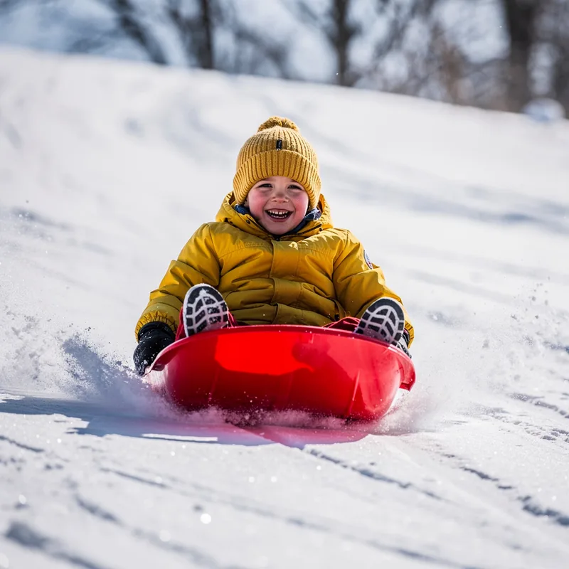 sledding