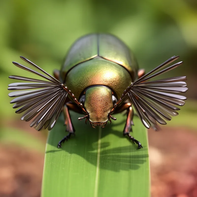 lamellicorn beetle