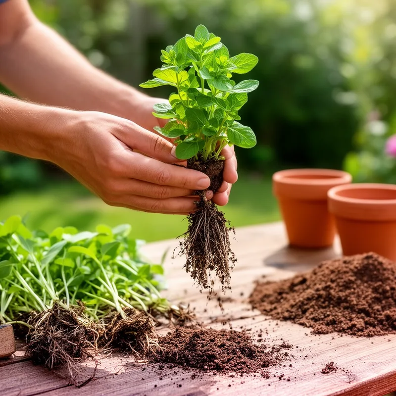 unpotted