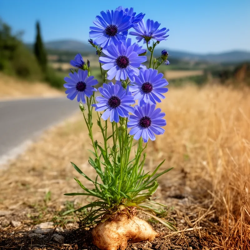 blue succory