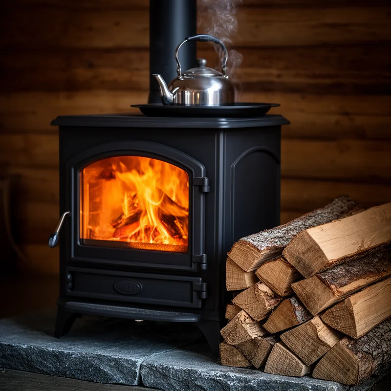 wood stove