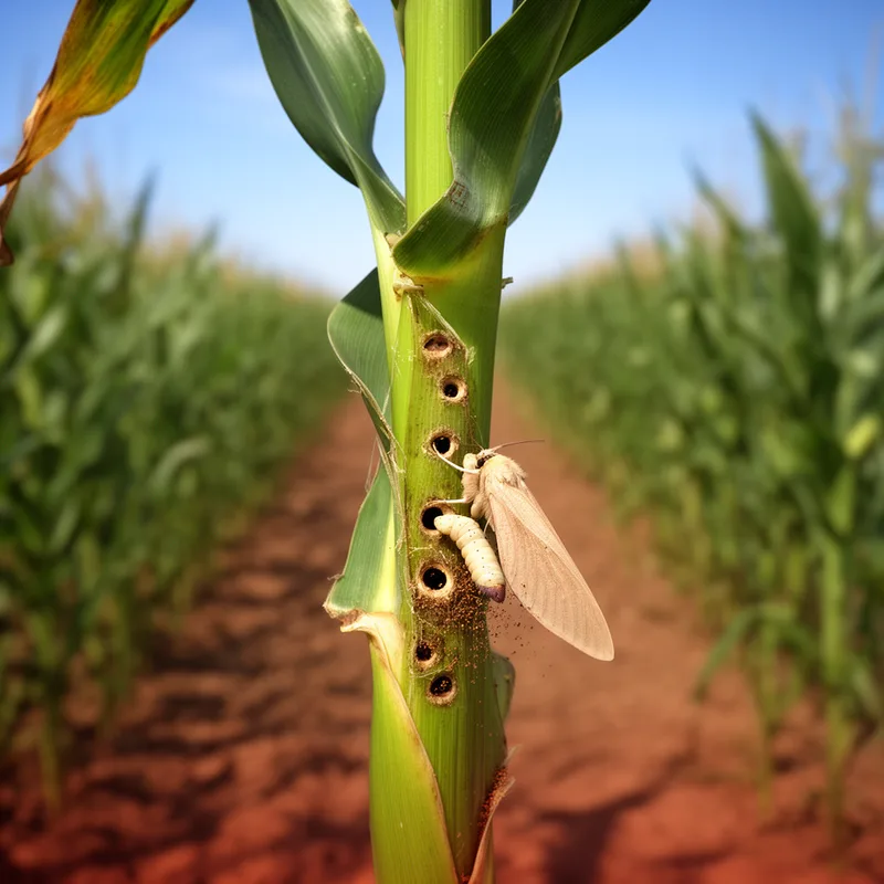 European corn borer moth