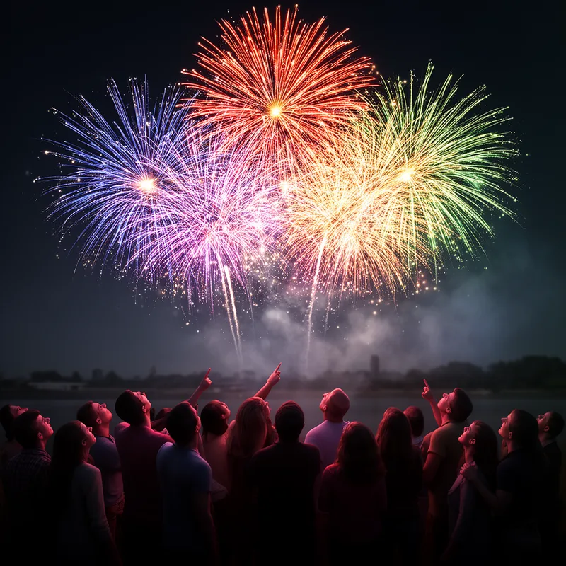 pyrotechny display
