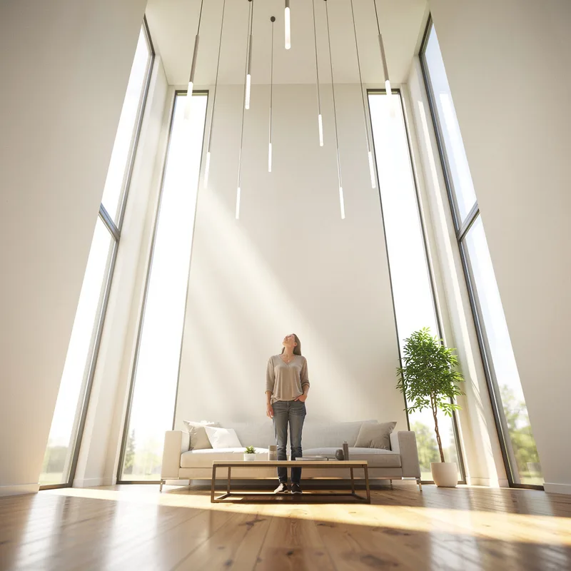 high-ceilinged