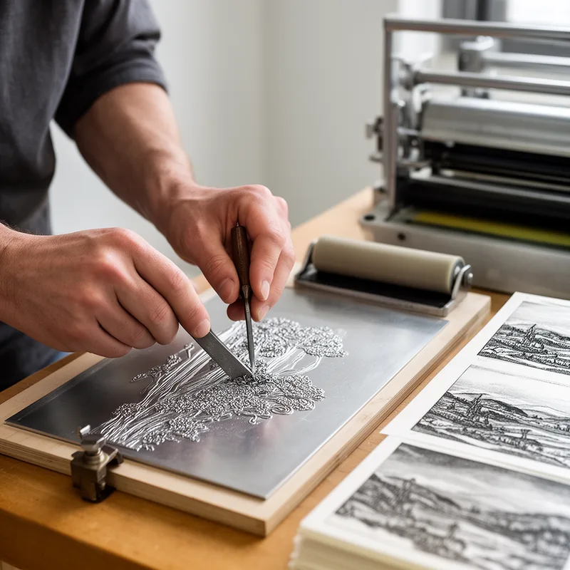 steel engraving