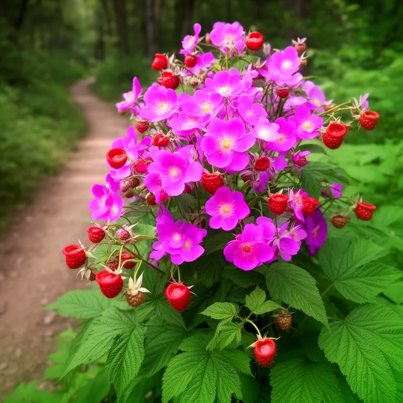 flowering raspberry