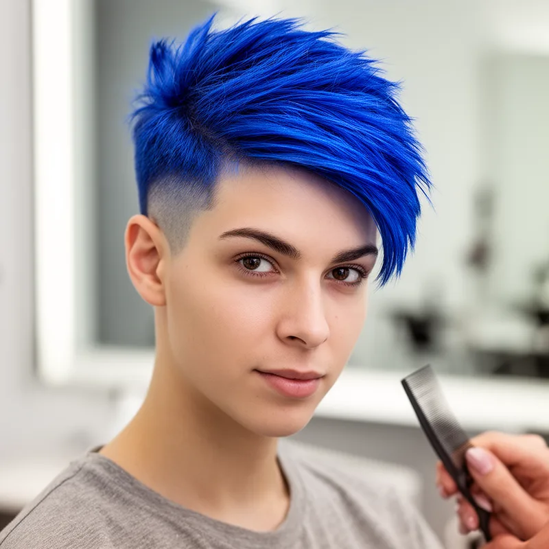 bluehair style
