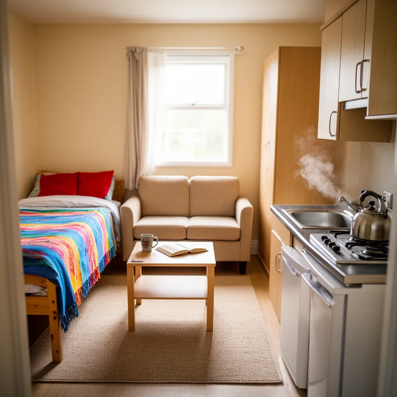 bedsitting room