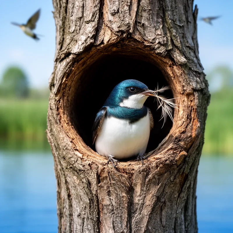 white-bellied swallow