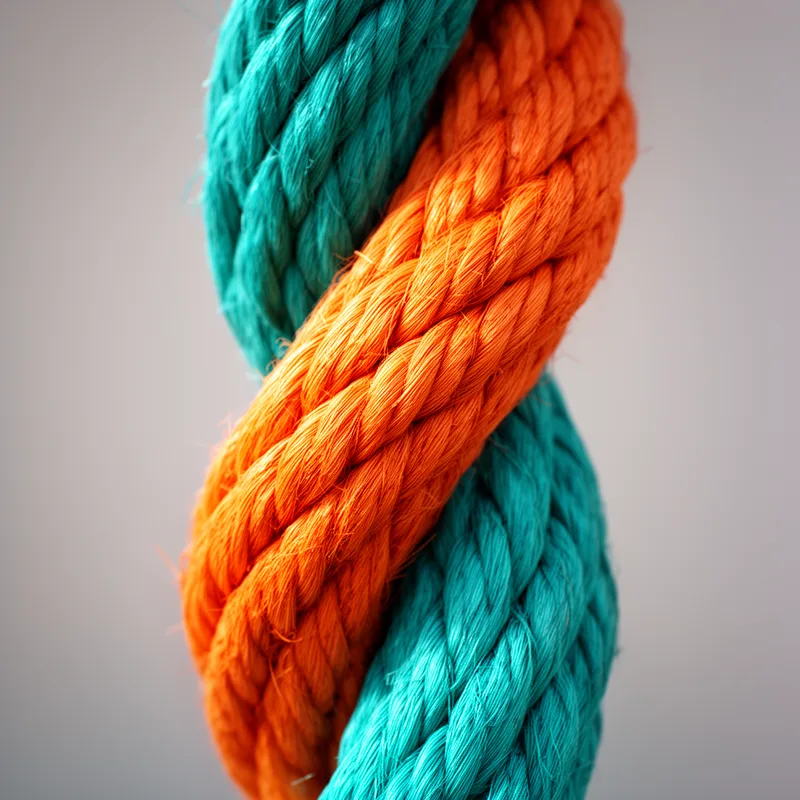 to intertwine