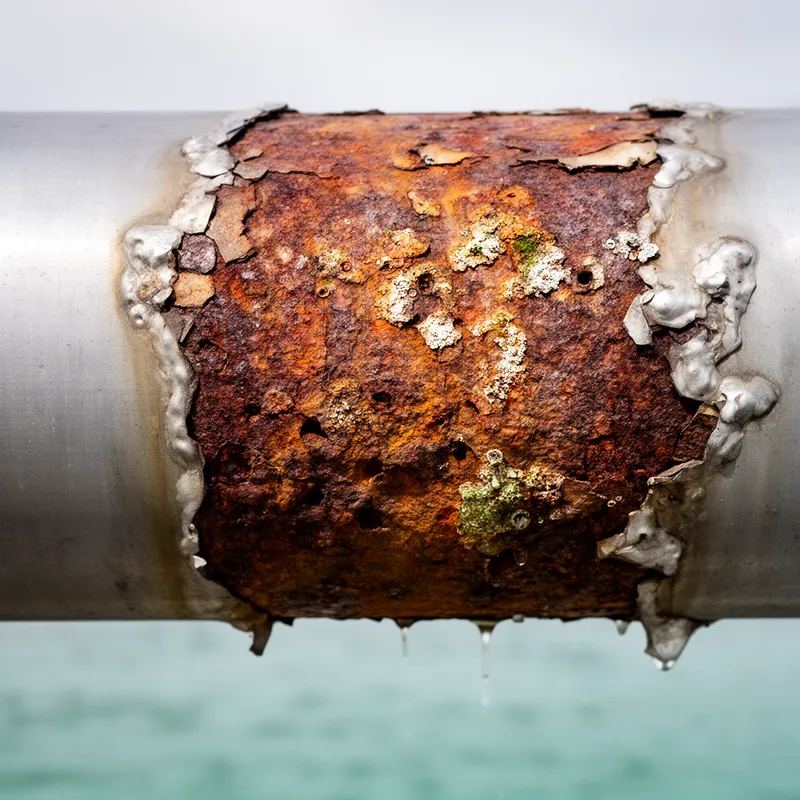 corroded