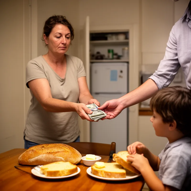 to put butter on someone's bread