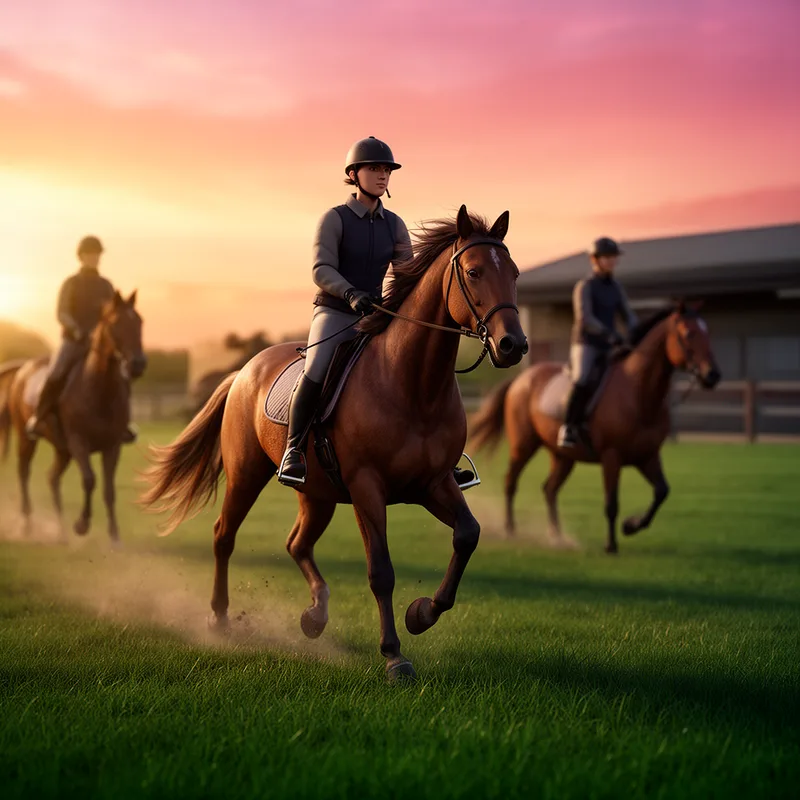 cantering