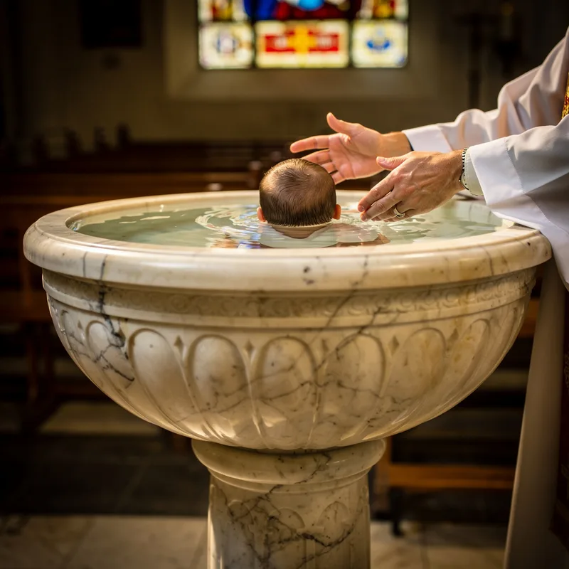 baptismal font