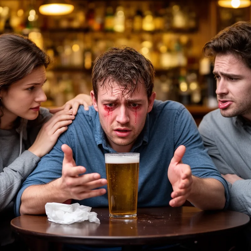 to cry in one's beer