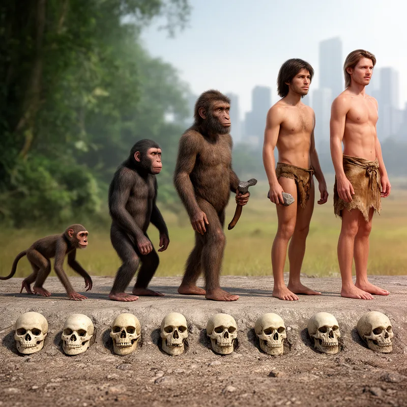 evolution of man