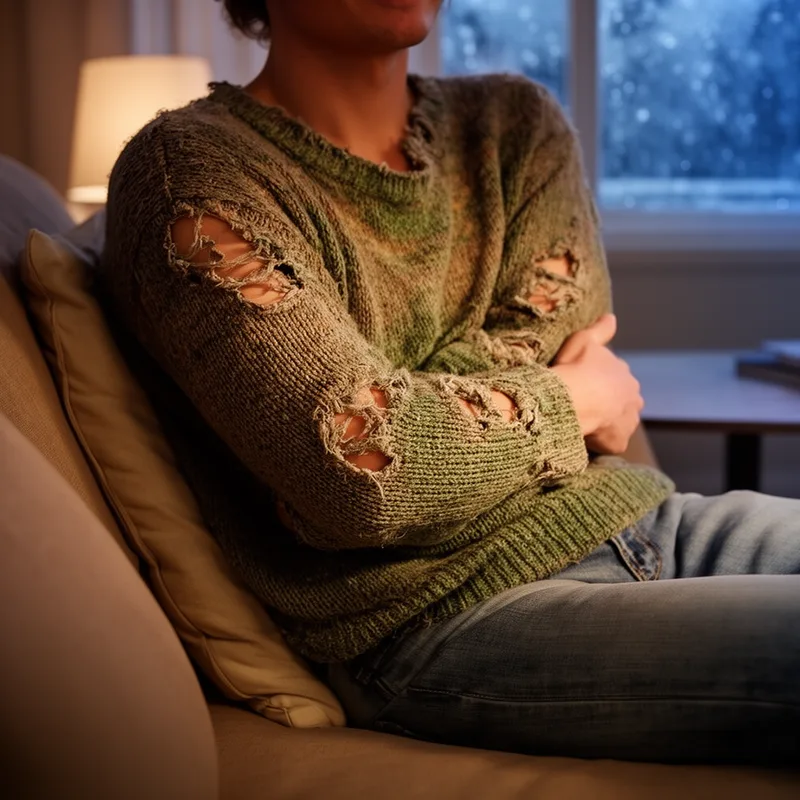 ratty old sweater