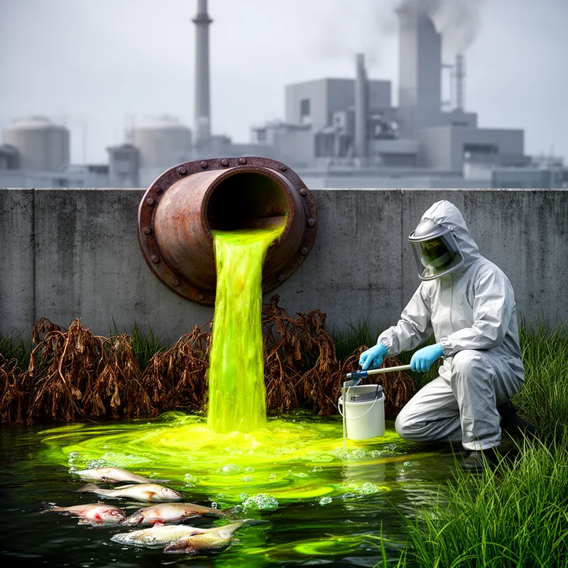 toxic industrial waste