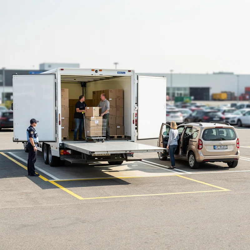 loading area
