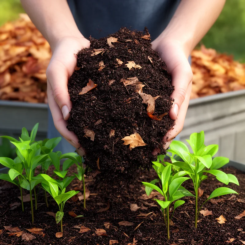 leaf soil