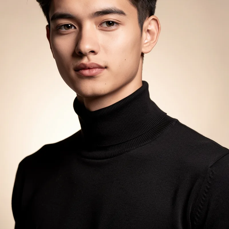 mock turtleneck