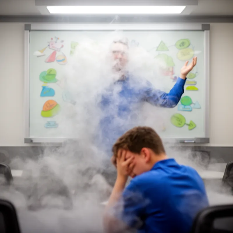 to befog