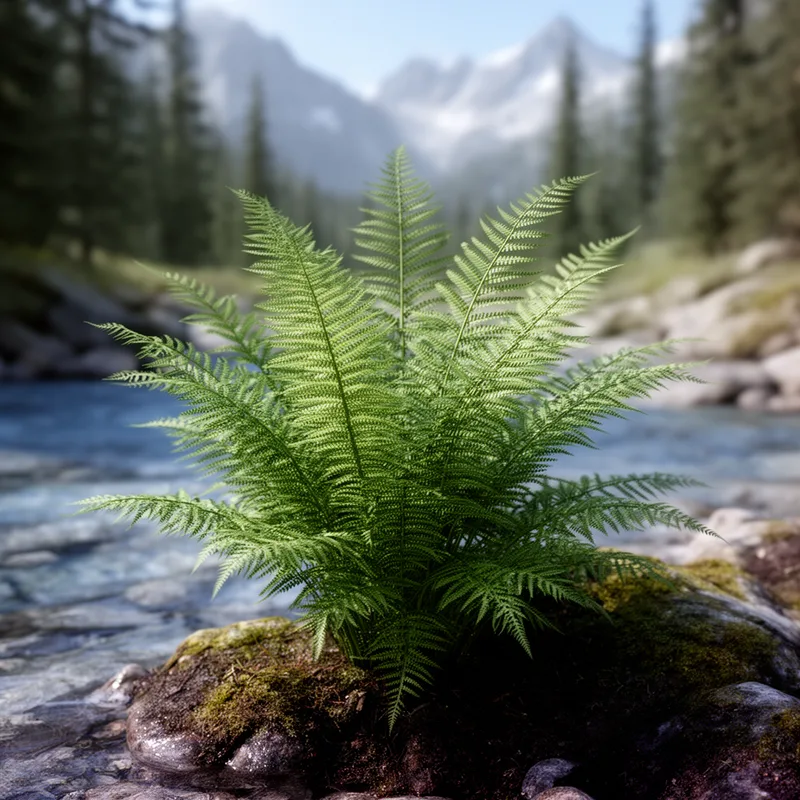 Alpine lady fern