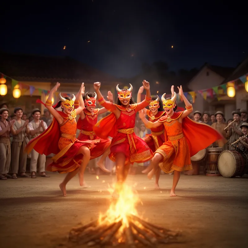 devil dancing