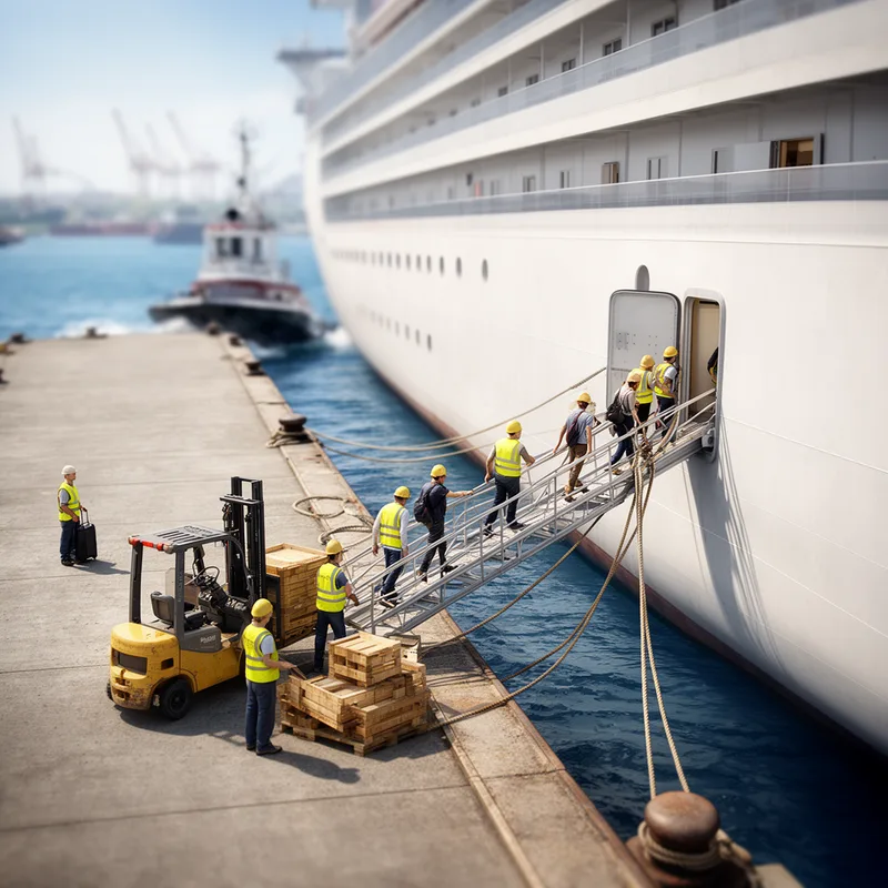 to wharf