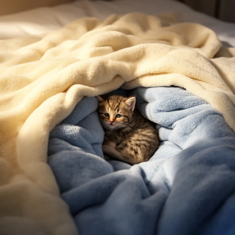 nestled