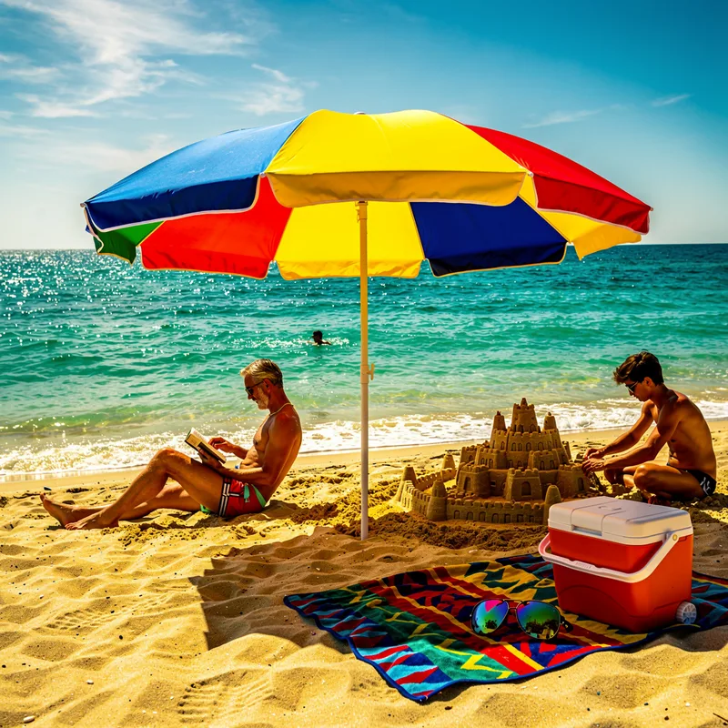 day at the beach