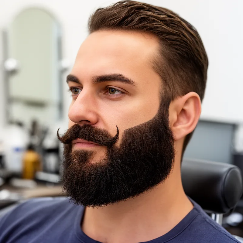 muttonchop mustache