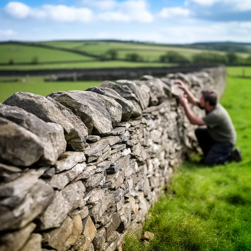 dry-stone wall