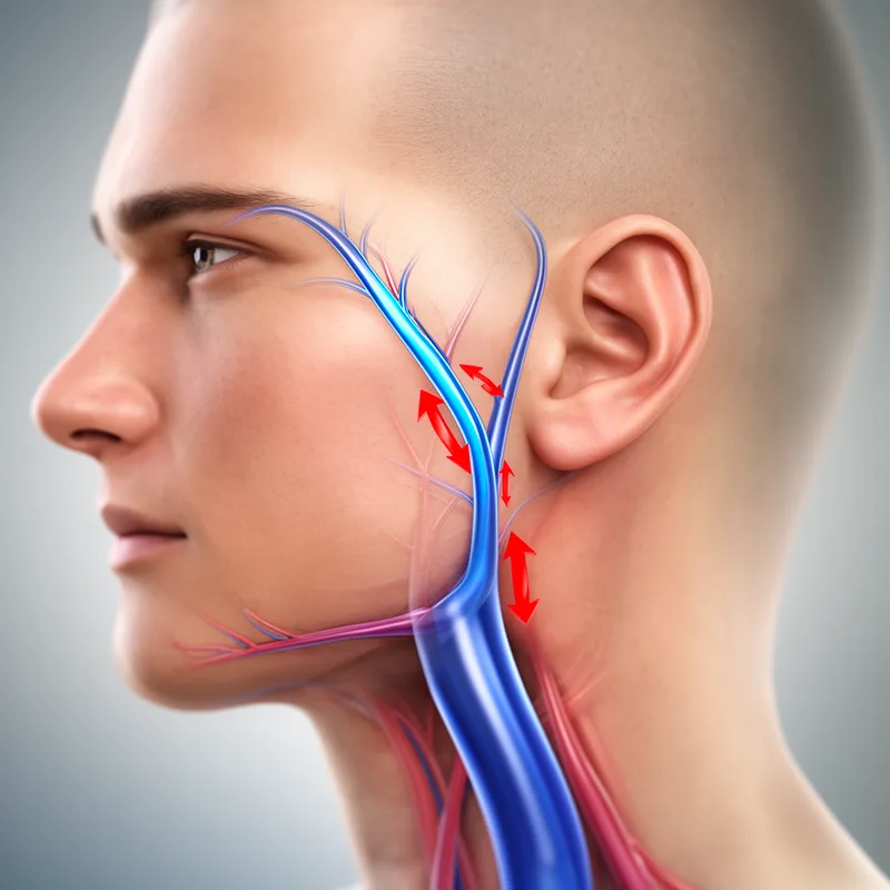 middle temporal vein