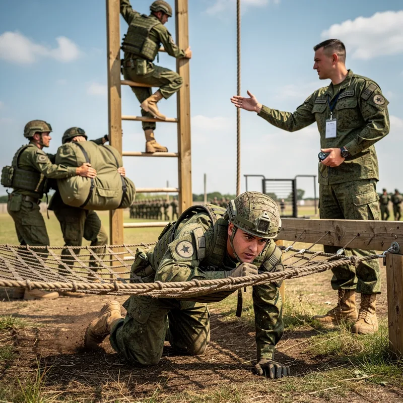 soldiering