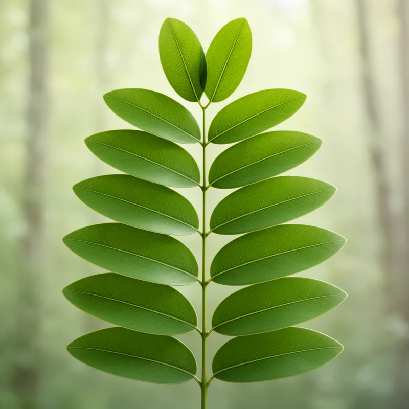 abruptly-pinnate leaf