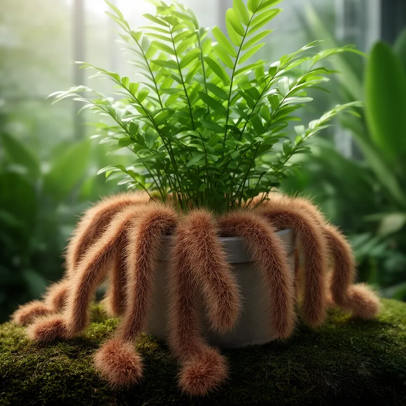 hare's-foot bristle fern