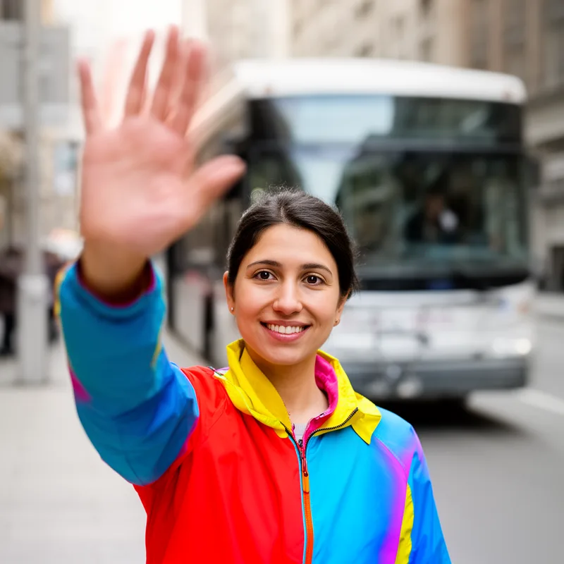 waving