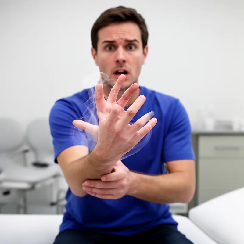 spastic gesture