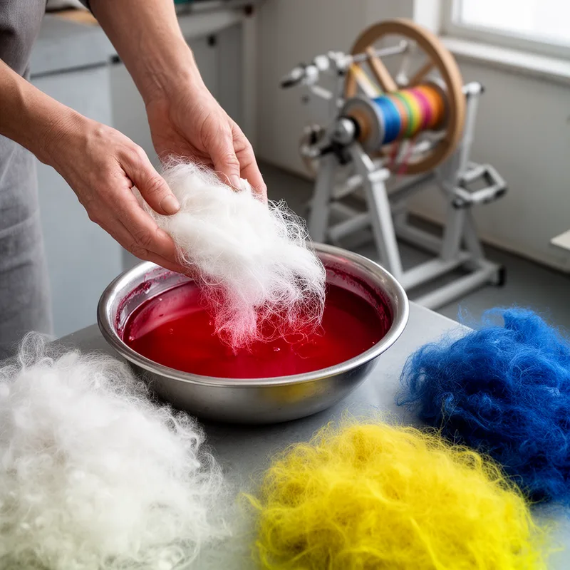 to yarn-dye